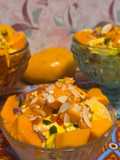 Mango rasgulla sundae