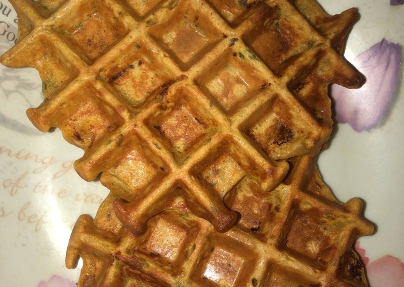 Protein rich waffle