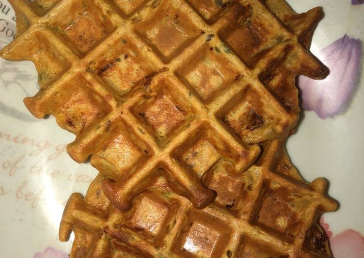 Recipe of Homemade Protein rich waffle