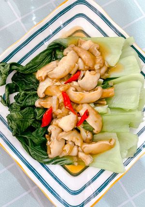 Foto resep Pokcoy Cah Jamur