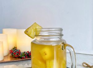 Una foto de Ponche de piña