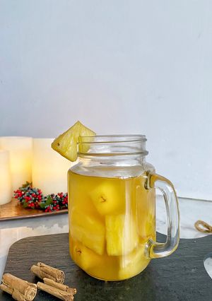 Una foto de Ponche de piña
