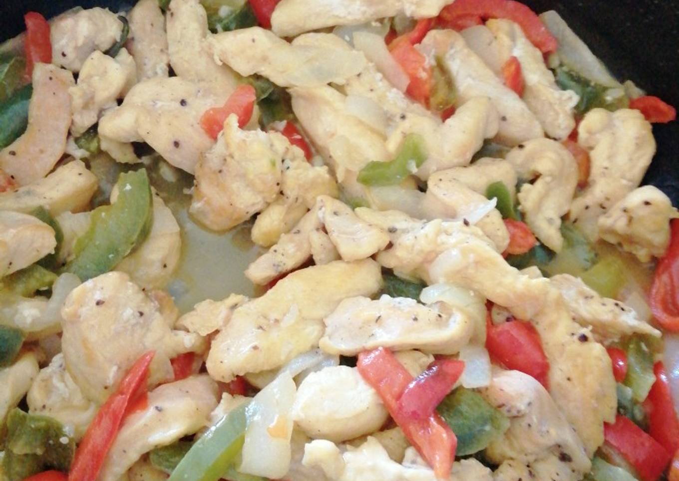 Fajitas de pollo