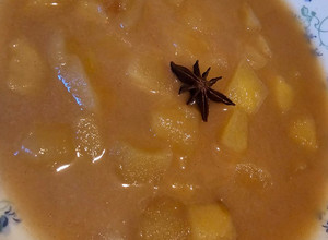 Fahéjas vaníliás alma leves recept fotója