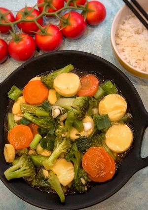 Foto resep Brokoli Tofu ala Tiger Kitchen