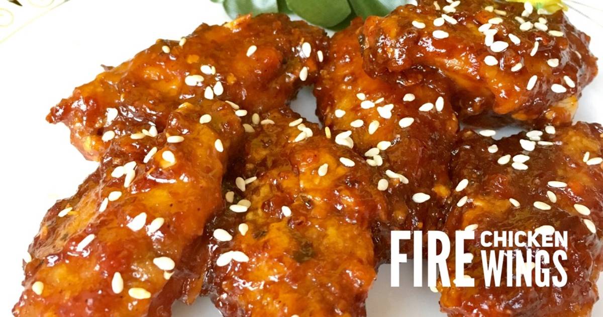 Resep Fire Chicken Wings ala Richeese 🔥🔥🔥 oleh Kadek Anita Cookpad