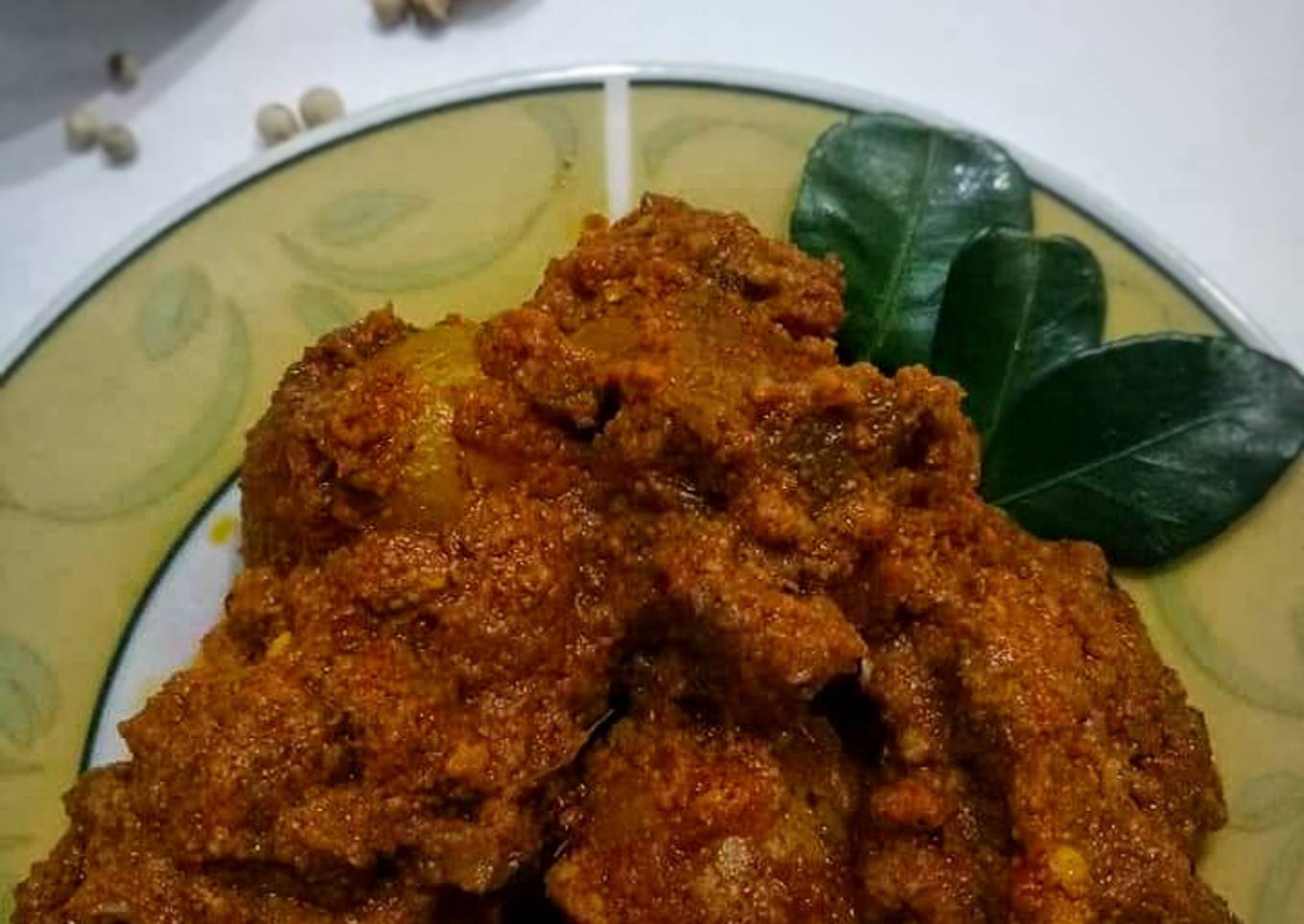 Rendang sapi kentang