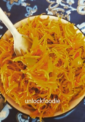 A picture of Vermicelli upma.