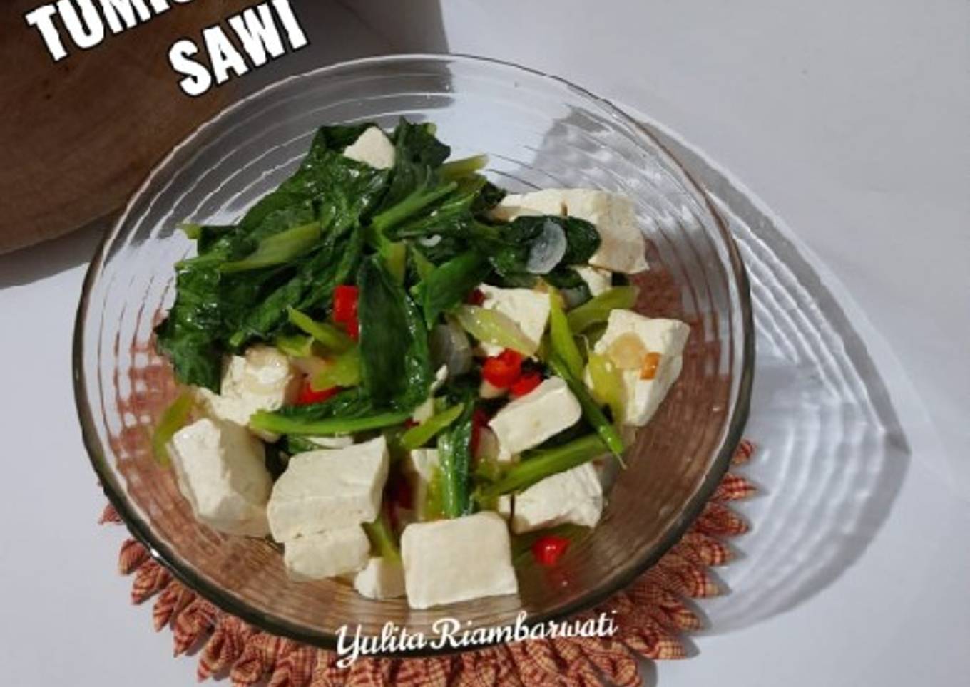 203. Tumis Tahu Sawi