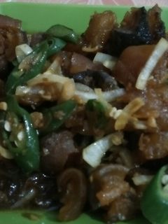 Foto resep Tumis kikil cabe ijo