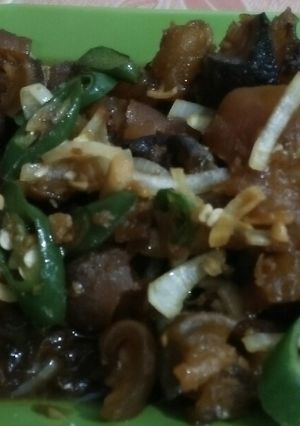 Foto resep Tumis kikil cabe ijo
