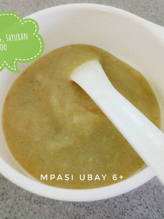 Foto resep MPASI 6+ Kentang, Udang, Sayuran beku