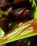 Veg soya seekh kabab