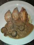 Chipirones relleno de carne picada mixta