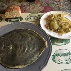 Una foto de Rodaballo al horno