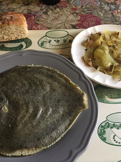 Una foto de Rodaballo al horno