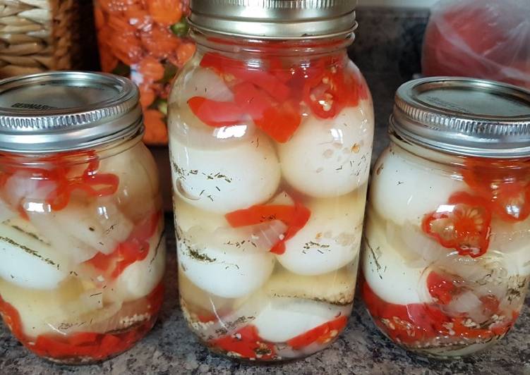 Recipe of Speedy Habanero Pickled Eggs