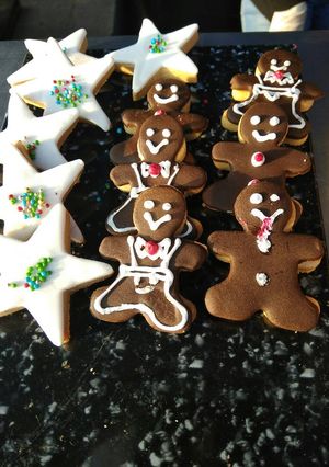 A picture of Christmas Cookies.