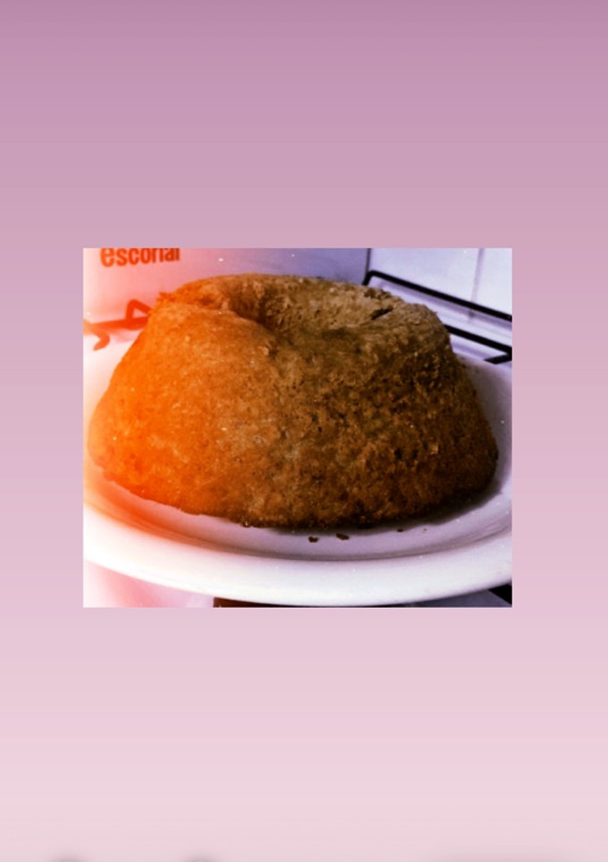 Una foto de Budín de banana, avena y dulce de leche