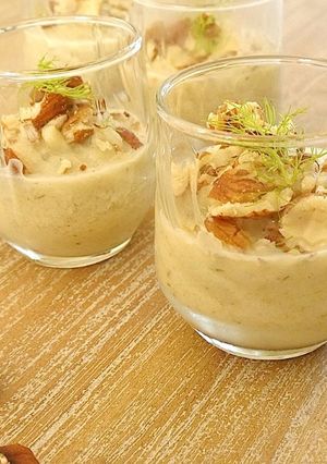 Une photo de Verrine de fenouil et noisette