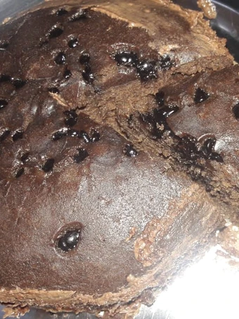 Easy Steps to Make Recipes Simple eggless chocolate cake using choco chips the Delicious Really Delicious.