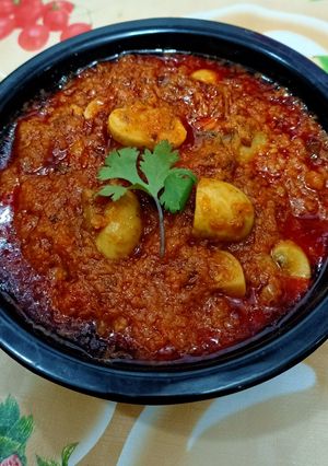 A picture of Mushroom masala.