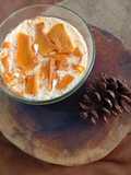Pumpkin Thai Dessert dengan Susu