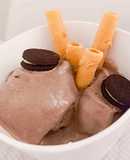 Helado de oreo