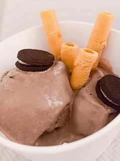 Una foto de Helado de oreo