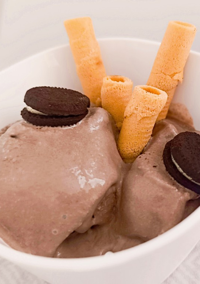 Una foto de Helado de oreo
