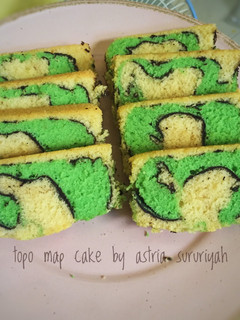 Foto resep Topo map cake