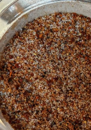 A picture of David's sweet & spicy anything rub.