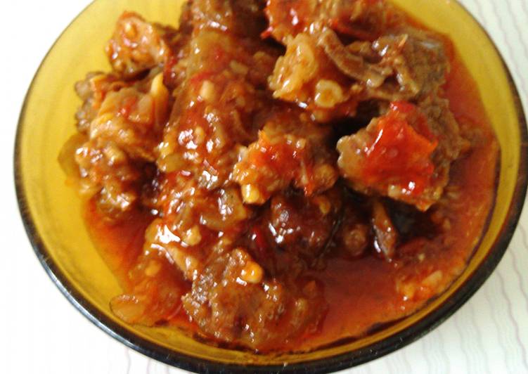 Resep Sambel goreng daging sapi empuk Enak Banget