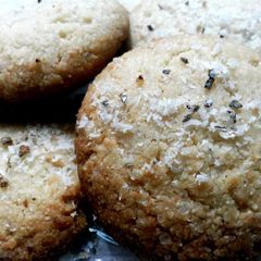 Coconut cookies A picture of Coconut cookies.