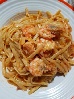 รูปของ สปาเก็ตตี้ครีมชีสกุ้ง