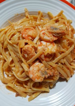 รูปของ สปาเก็ตตี้ครีมชีสกุ้ง