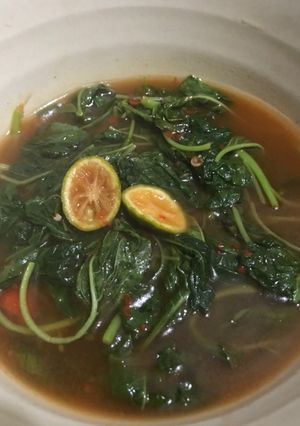 Foto resep Bayam Kuah Plecing Bali