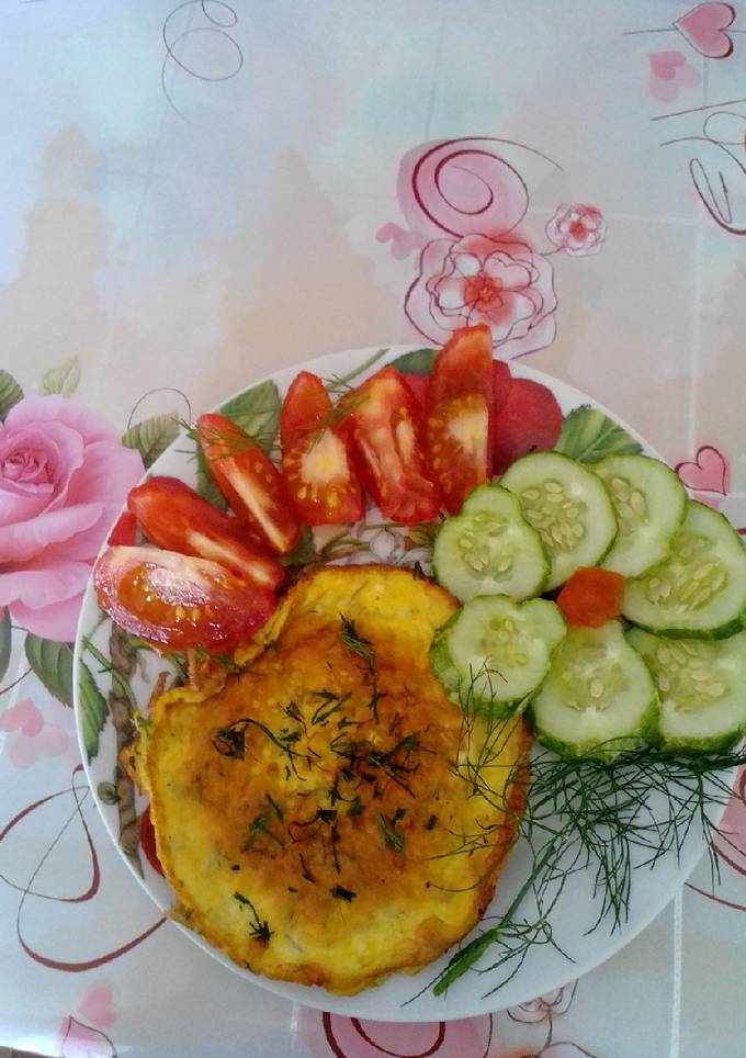 Омлет з овочами