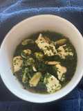 Kale Soup with Mushrooms and Silken Tofu
