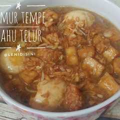 Semur Tempe Tahu Telur রেসিপির প্রধান ছবি