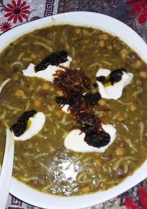عکسی از دستور آش رشته