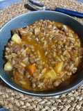 Guiso de Arroz y Lentejas