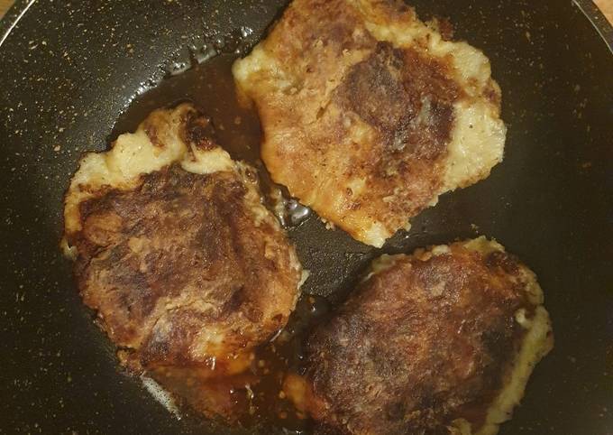 Cheese and Onion Potato cakes Recipe by Gary Waite - Cookpad