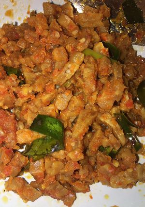 Foto resep Sambel tempe daun jeruk
