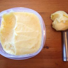 A picture of Pineapple sorbet.