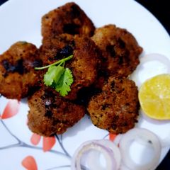 A picture of Mutton Keema kabab.