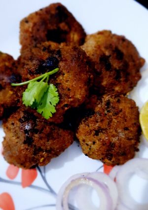 A picture of Mutton Keema kabab.