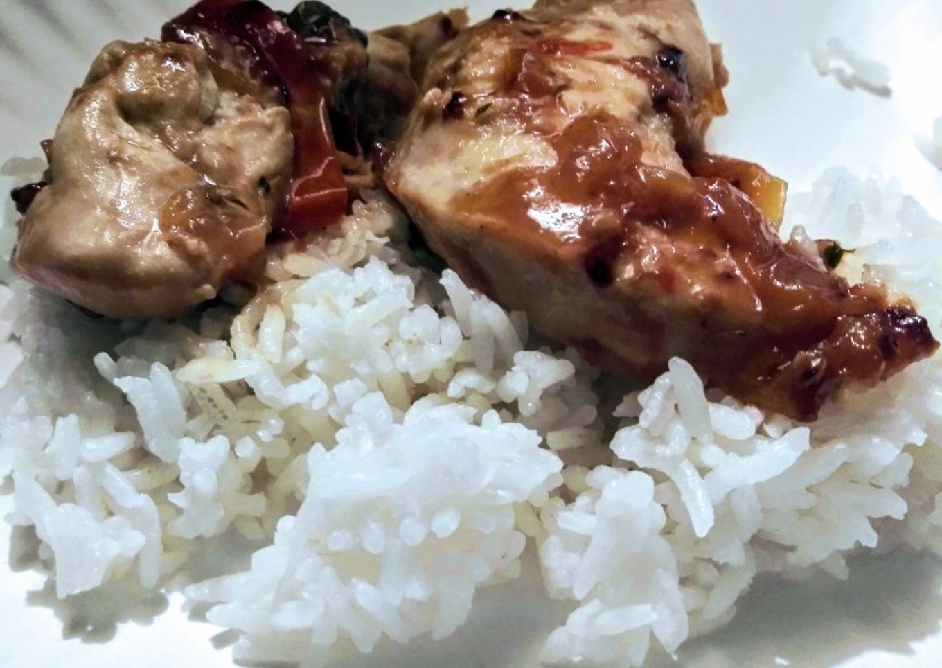 Delicious and fried chicken fillet