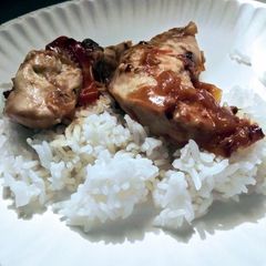 Tangy smothered chicken tenderloins A picture of Tangy smothered chicken tenderloins.