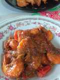 Udang Goreng Saus Pedas